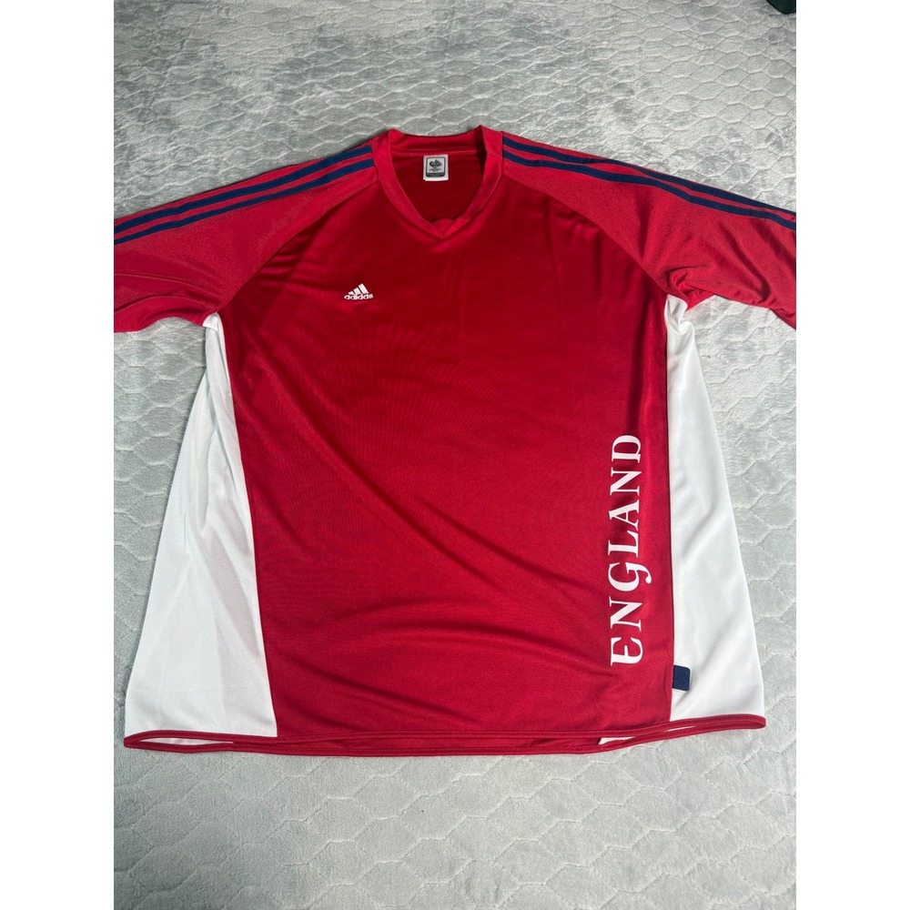Adidas 2006 FIFA World Cup England Soccer Jersey Red Mens XL Vintage Germany